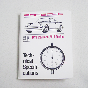 Technical specifications 84,85,86,87